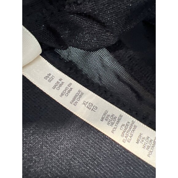 Rhonda Shear 2 Pk Molded Cup Bra with Wrap Back Size XL Black Beige Lounge 638.3 - Picture 6 of 10